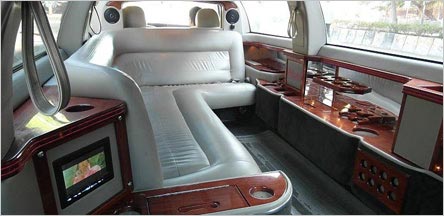 6 Passenger Stretch Limousine Interior Novato CA